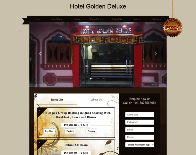 Hotelgoldendelux.com thumbnail