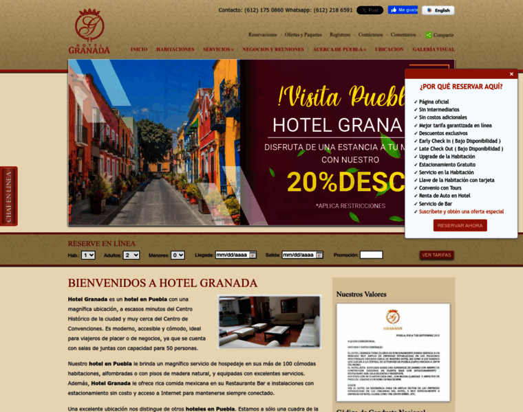Hotelgranada.com thumbnail