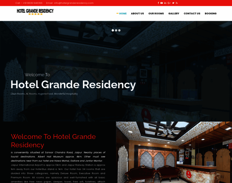 Hotelgranderesidency.com thumbnail