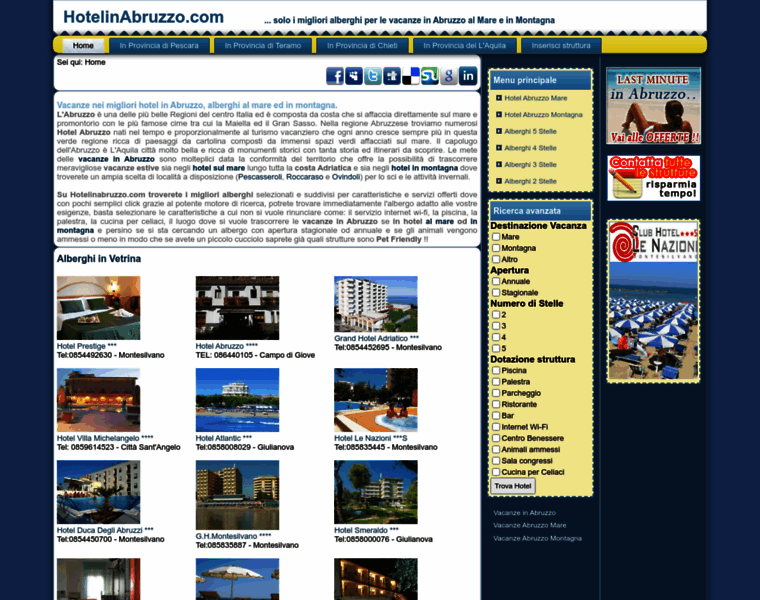 Hotelinabruzzo.com thumbnail