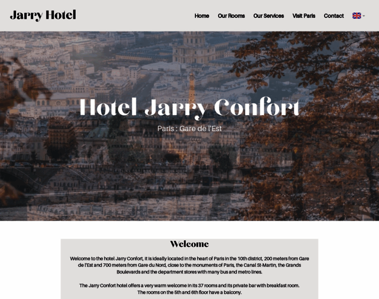 Hoteljarry-paris.com thumbnail