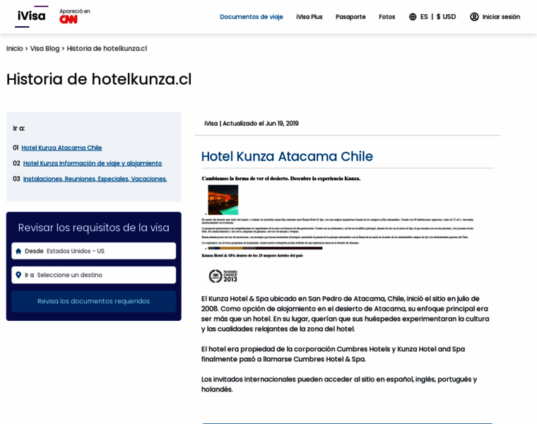 Hotelkunza.cl thumbnail