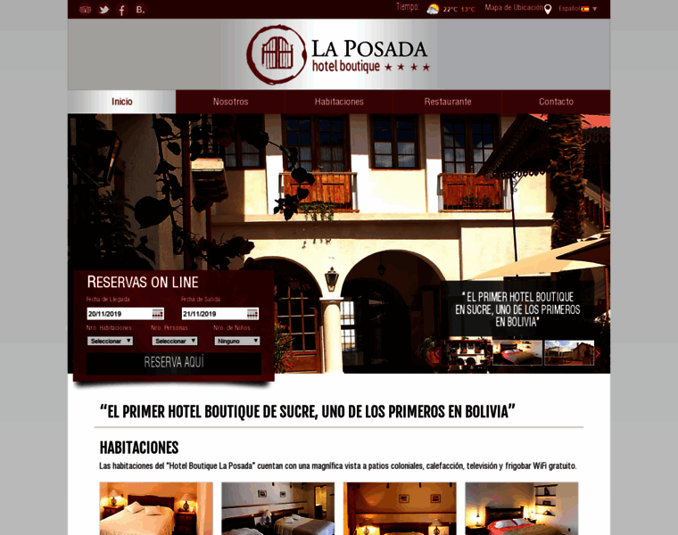 Hotellaposada.com.bo thumbnail