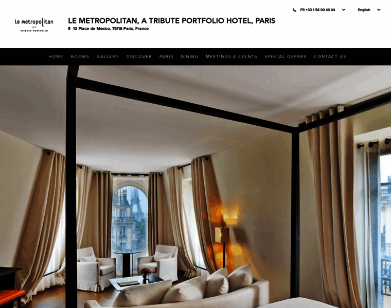 Hotellemetropolitanparis.fr thumbnail