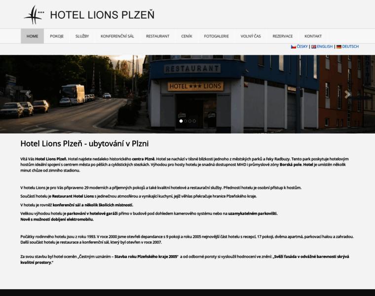 Hotellionsplzen.cz thumbnail