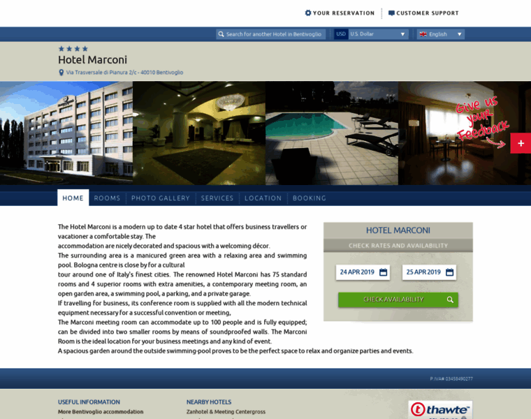 Hotelmarconi.hotelsbologna.it thumbnail