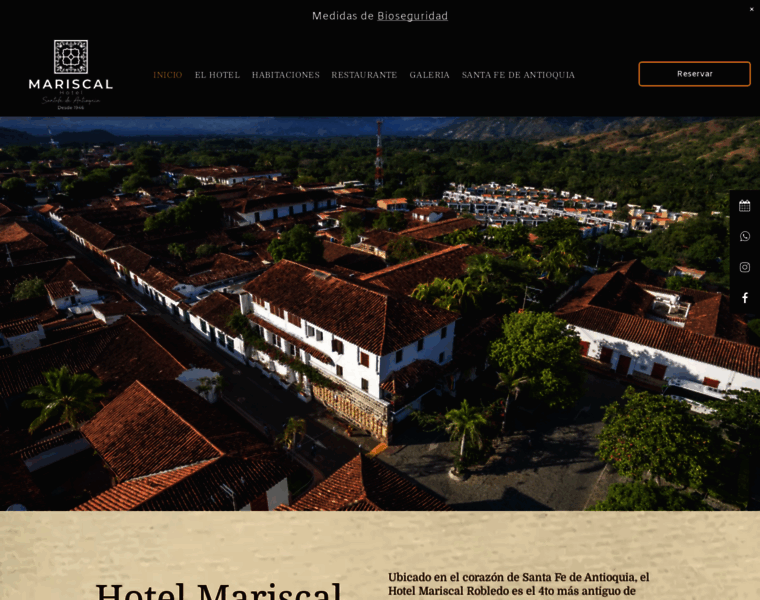 Hotelmariscalrobledo.com thumbnail