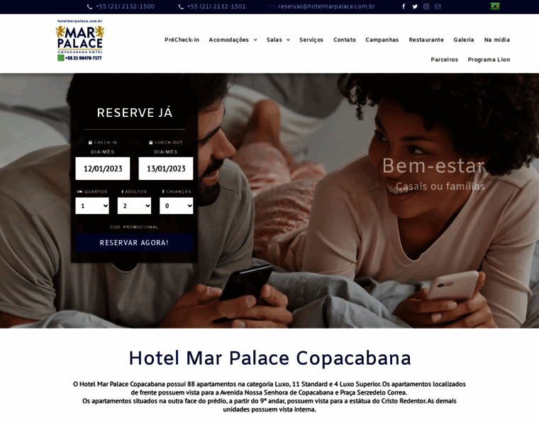 Hotelmarpalace.com.br thumbnail