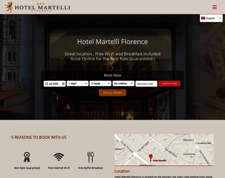 Hotelmartelli.com thumbnail