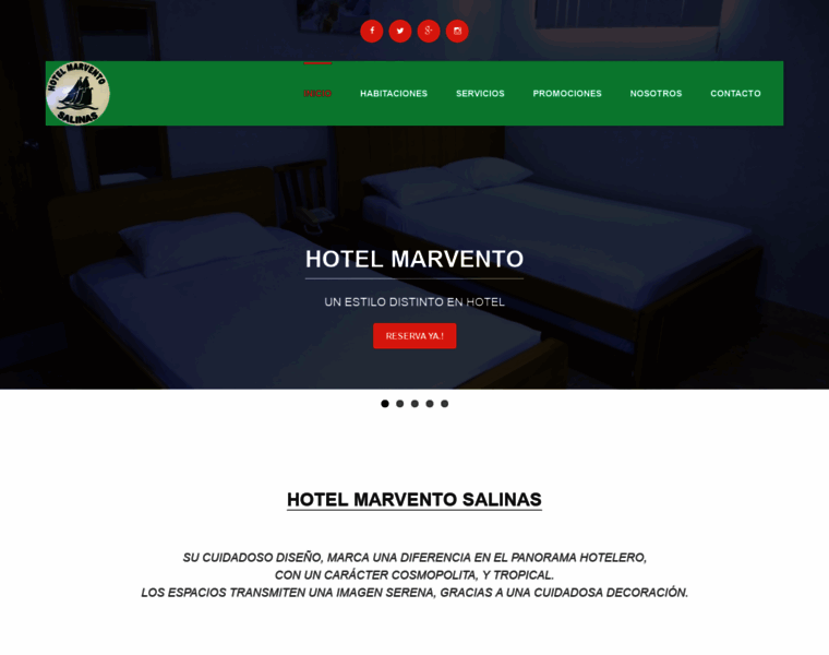 Hotelmarvento.com thumbnail