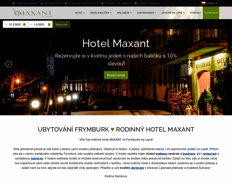 Hotelmaxant.cz thumbnail