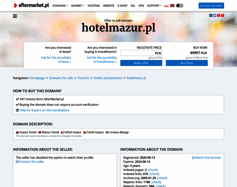 Hotelmazur.pl thumbnail