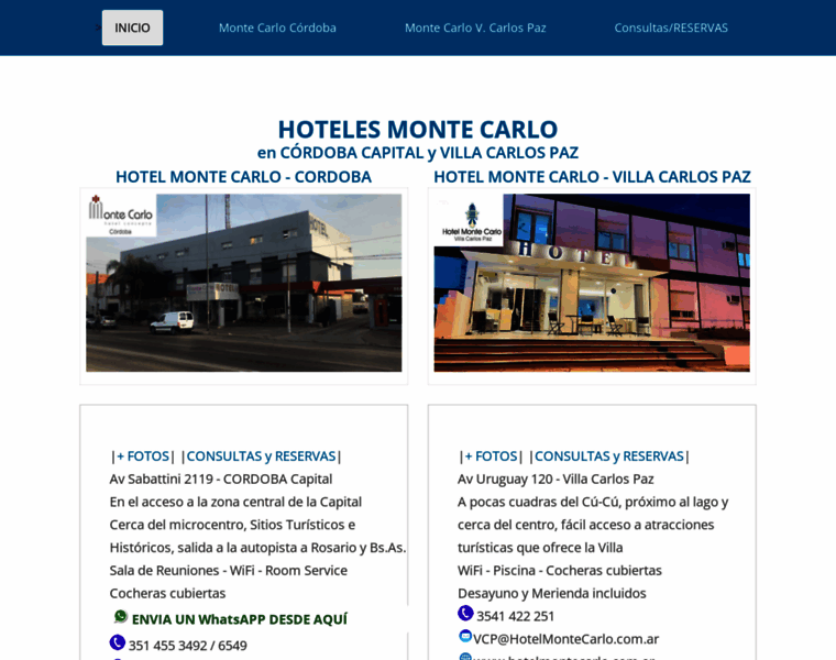 Hotelmontecarlo.com.ar thumbnail