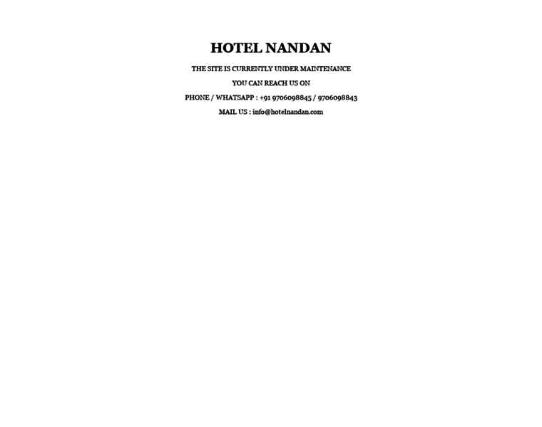 Hotelnandan.com thumbnail