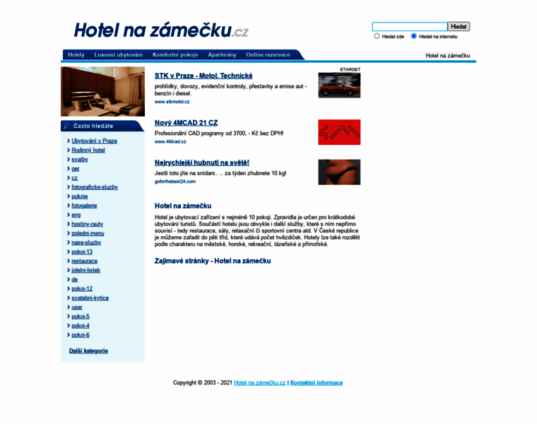 Hotelnazamecku.cz thumbnail