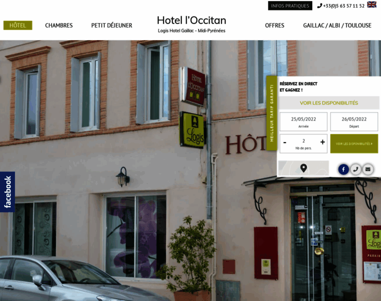 Hoteloccitan.com thumbnail