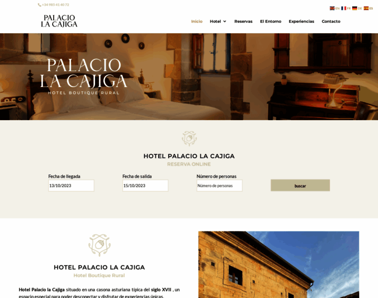 Hotelpalaciolacajiga.com thumbnail