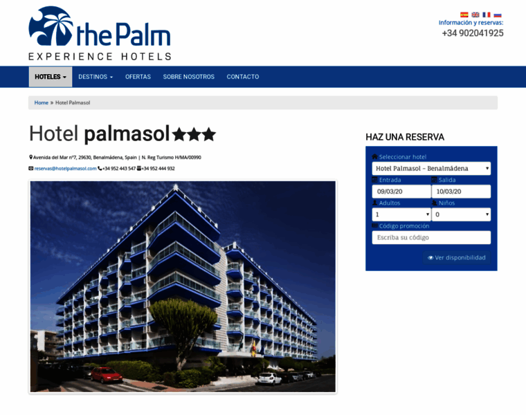 Hotelpalmasol.com thumbnail