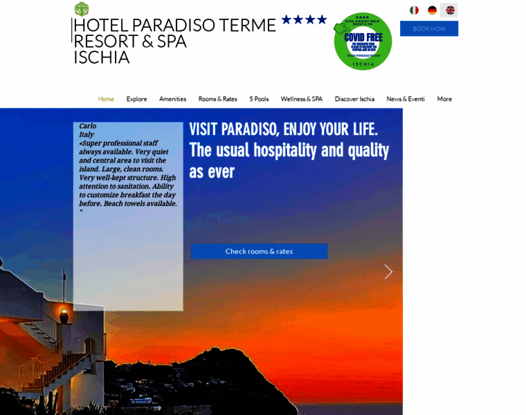 Hotelparadisoischia.com thumbnail