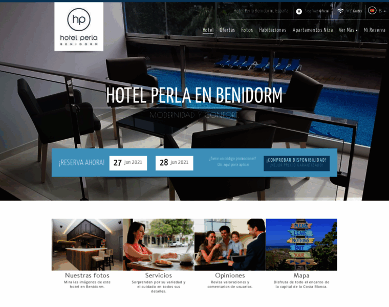 Hotelperlabenidorm.com thumbnail