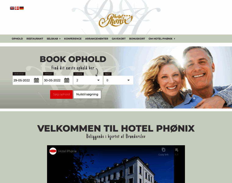 Hotelphonix.dk thumbnail