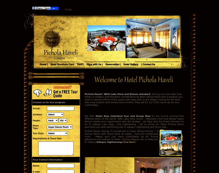 Hotelpicholahaveliudaipur.com thumbnail