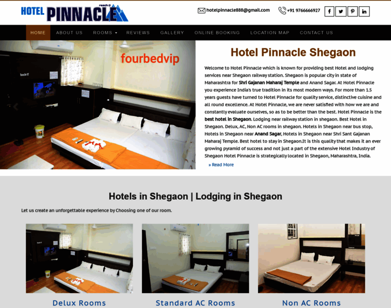 Hotelpinnacleshegaon.com thumbnail