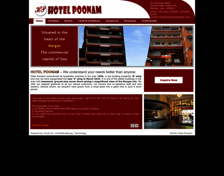 Hotelpoonam.com thumbnail