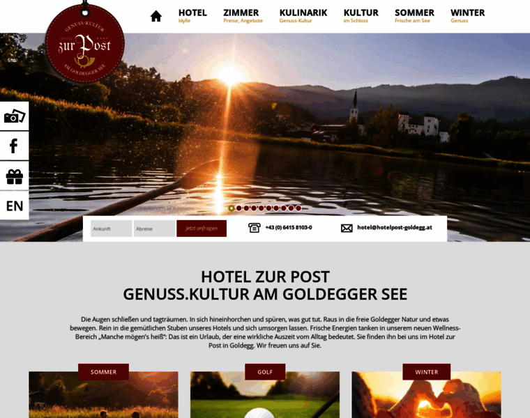 Hotelpost-goldegg.at thumbnail