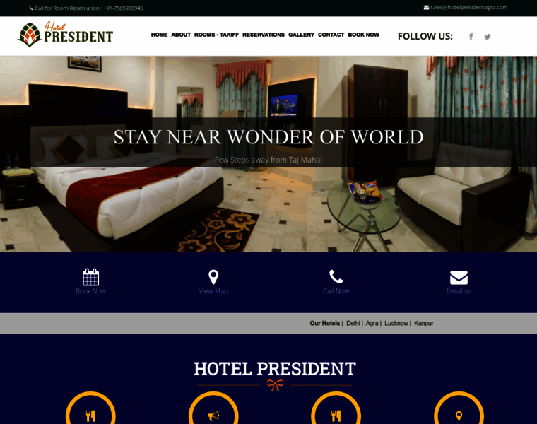 Hotelpresidentagra.com thumbnail