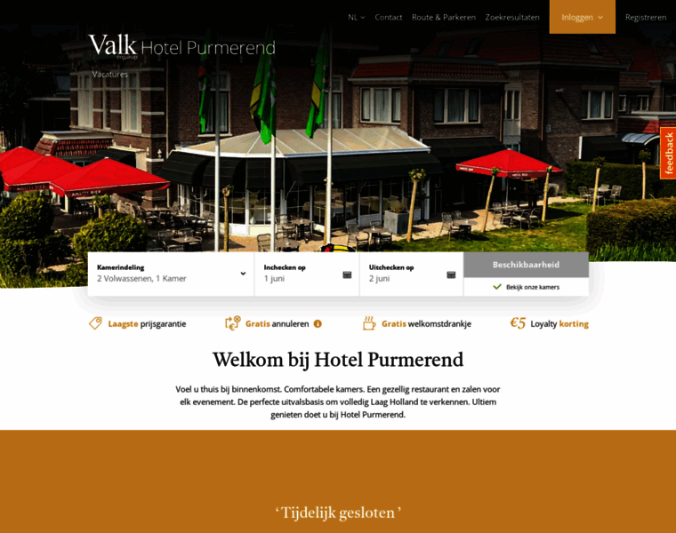 Hotelpurmerend.nl thumbnail