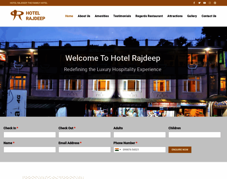Hotelrajdeep.com thumbnail