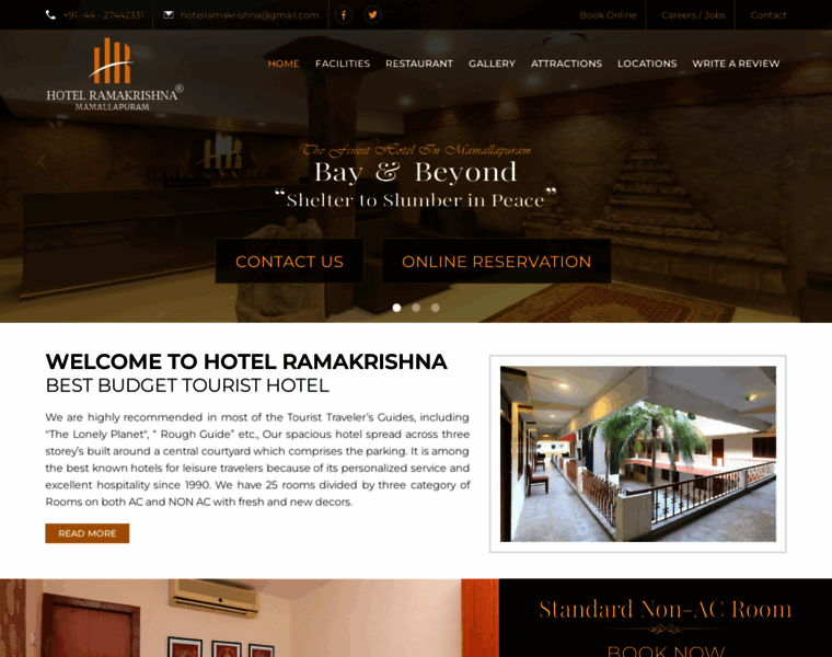 Hotelramakrishna.com thumbnail