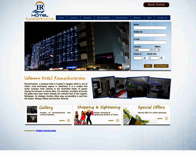 Hotelrameshwaram.com thumbnail