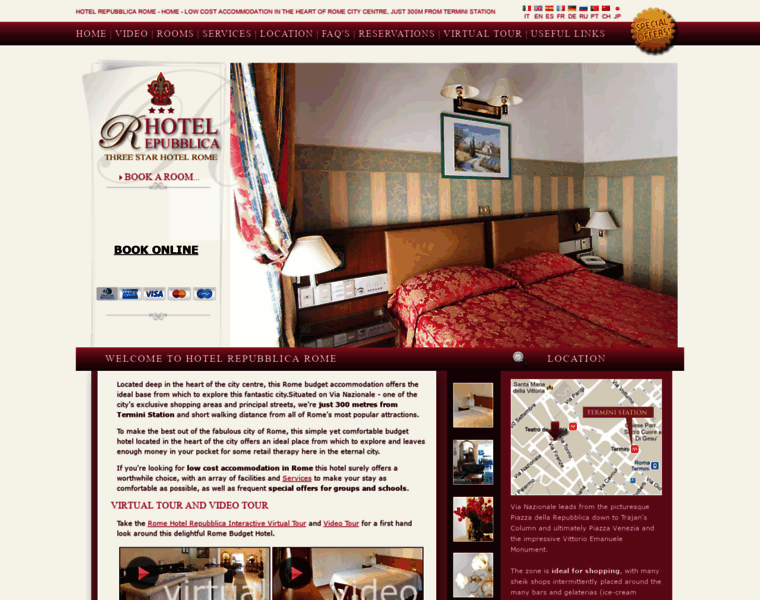 Hotelrepubblicarome.com thumbnail