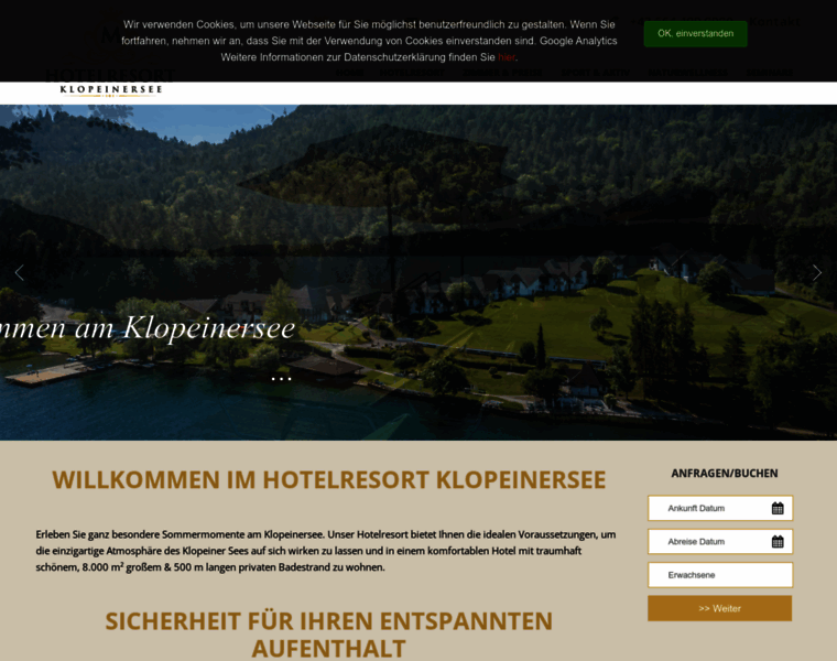 Hotelresort-klopeinersee.at thumbnail