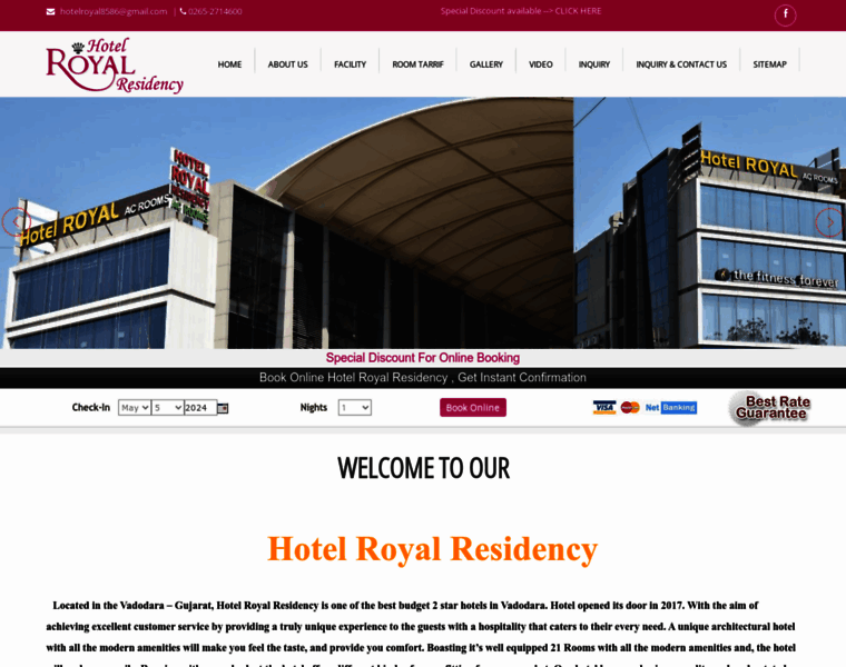 Hotelroyalresidency.info thumbnail