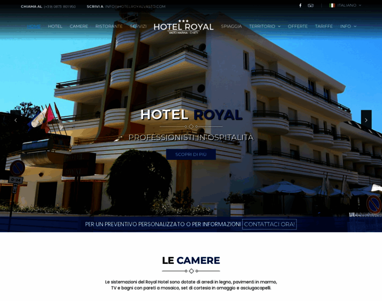 Hotelroyalvasto.com thumbnail