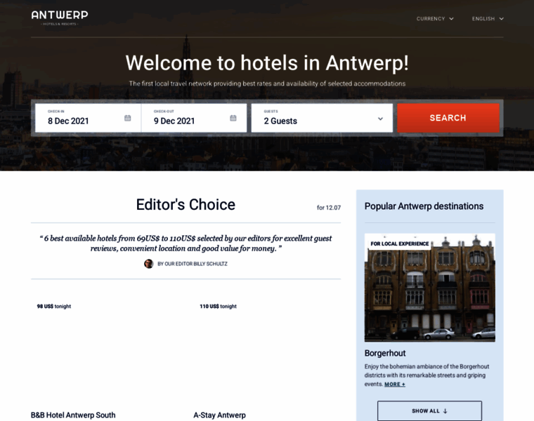 Hotels-antwerpen.net thumbnail
