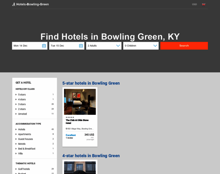 Hotels-bowling-green.com thumbnail