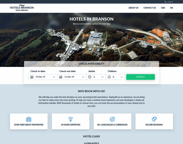 Hotels-branson.com thumbnail