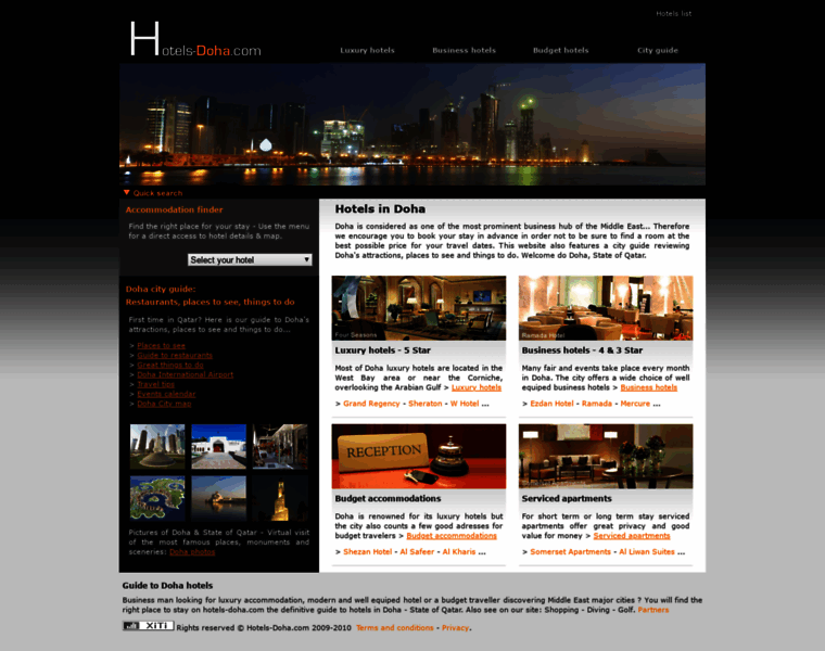 Hotels-doha.com thumbnail