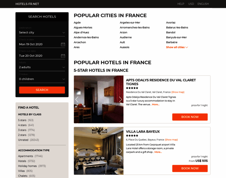 Hotels-fr.net thumbnail Hotels-fr.net thumbnail
