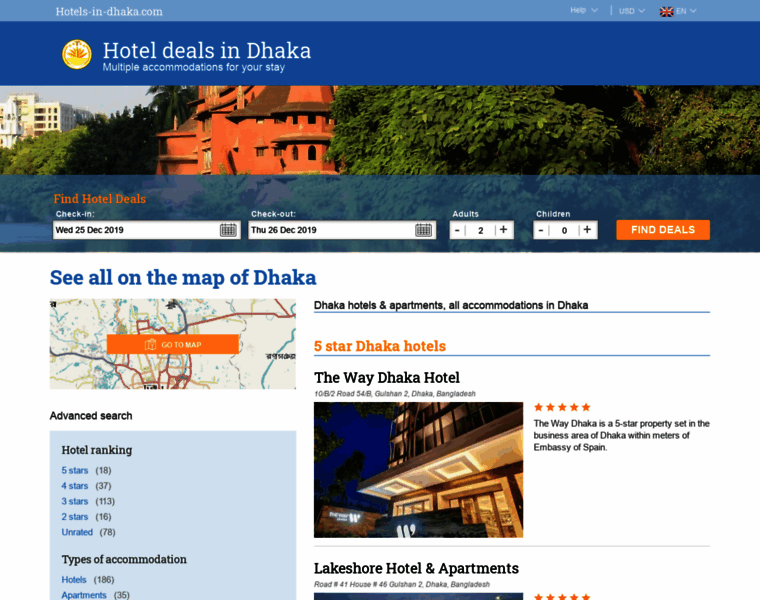 Hotels-in-dhaka.com thumbnail