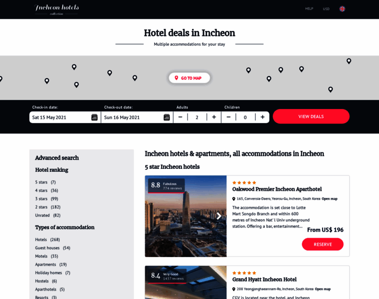 Hotels-in-incheon.com thumbnail