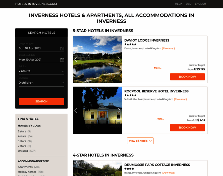 Hotels-in-inverness.com thumbnail
