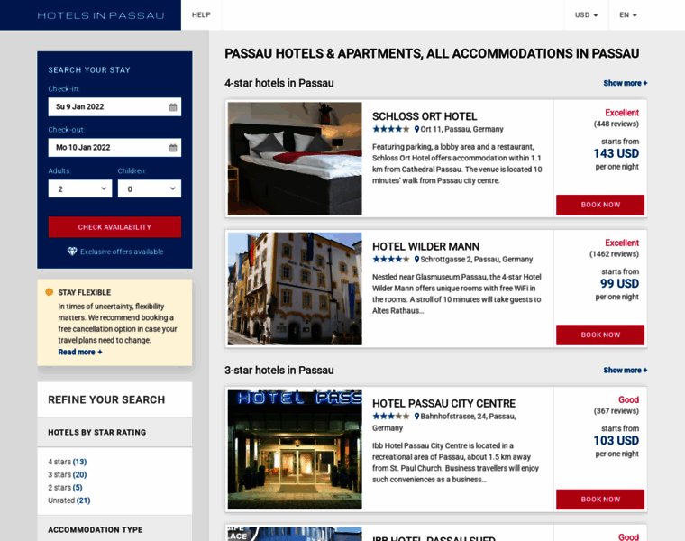 Hotels-in-passau.com thumbnail
