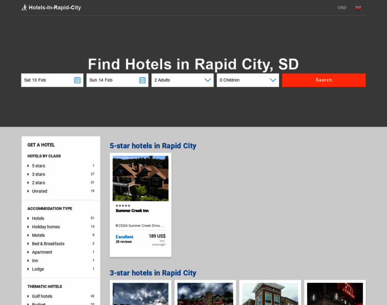 Hotels-in-rapid-city.com thumbnail