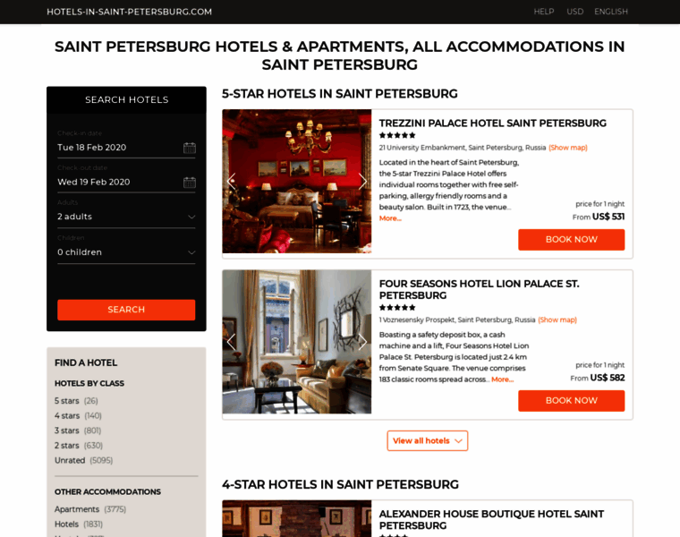 Hotels-in-saint-petersburg.com thumbnail