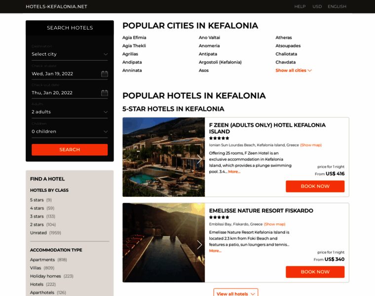 Hotels-kefalonia.net thumbnail